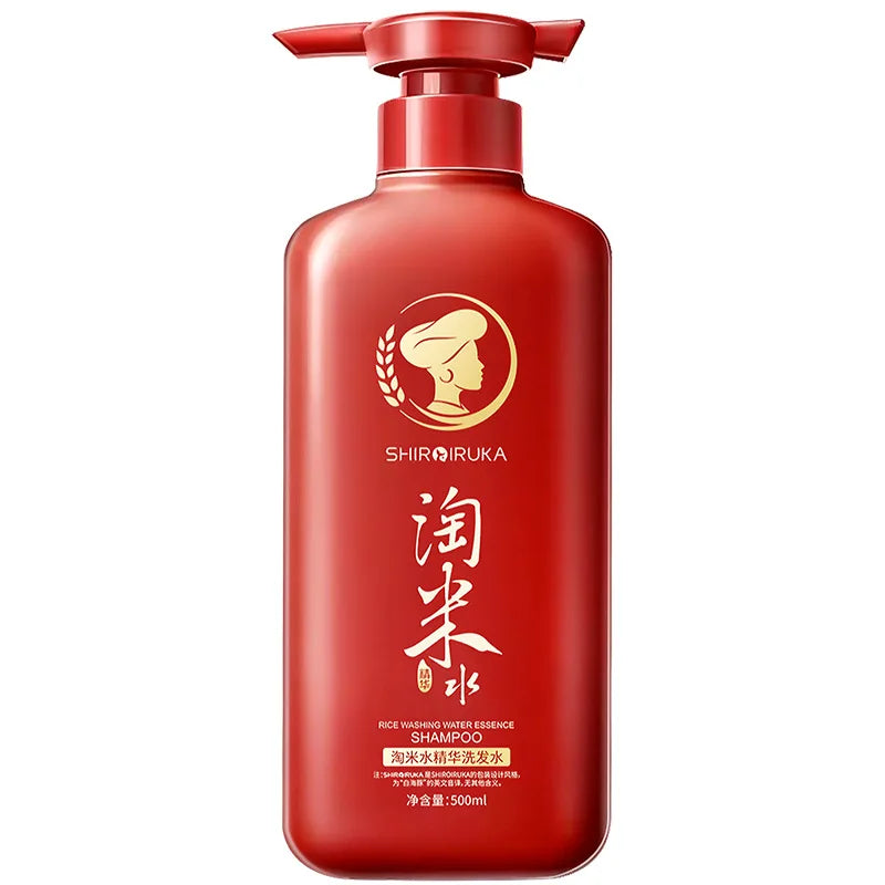 Longsheng Rice Water Hair Growth Shampoo – Strengthening & Anti-Hair Fall Cleanser (500ml)