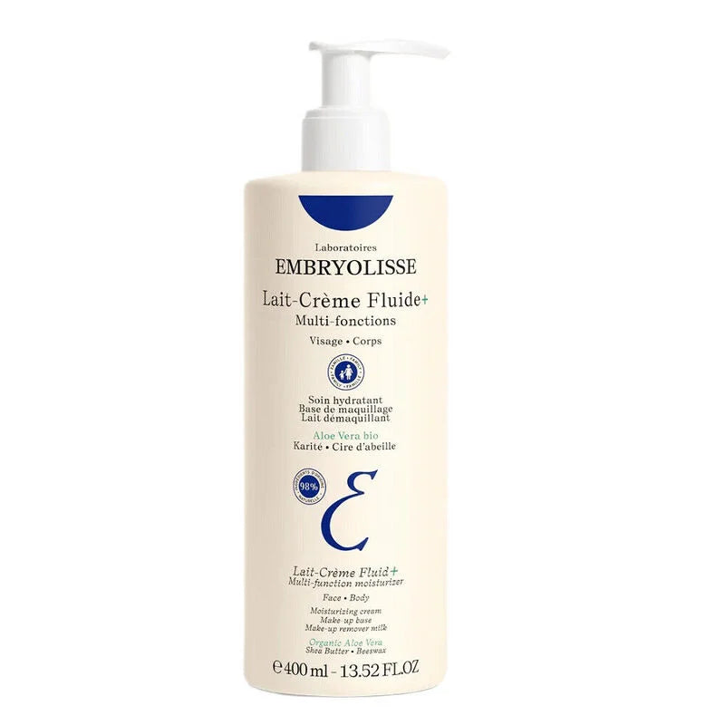 Embryolisse Lait-Crème Fluide+ Multi-Function Moisturizer – Face & Body Daily Lotion (400ml)