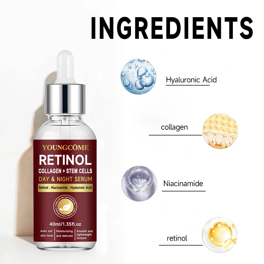 YOUNGCÔME Retinol & Collagen Day & Night Serum