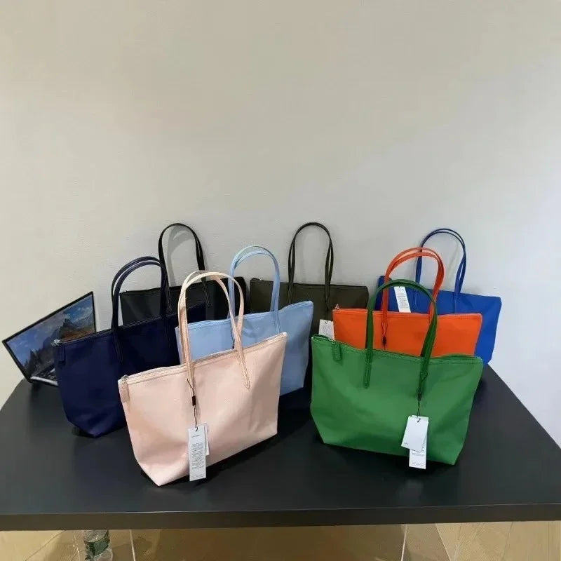 Standard Minimalist Zipper Tote Bag in Various Colors