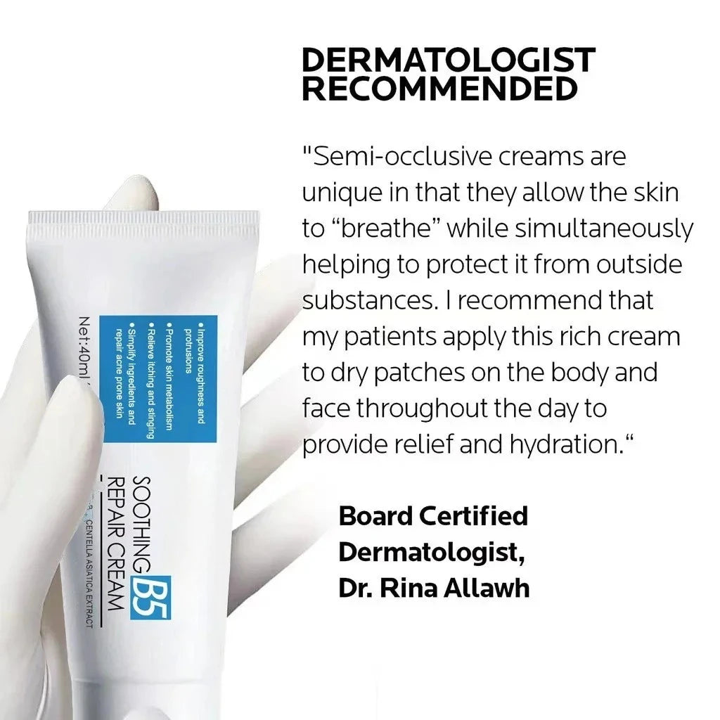 B5 Soothing Repair Cream with Centella Asiatica & Vitamin B5 – Intensive Skin Barrier Balm (40ml)