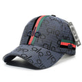 Designer Jacquard Striped Baseball Cap – Unisex 3D Embroidered Luxury Streetwear Hat