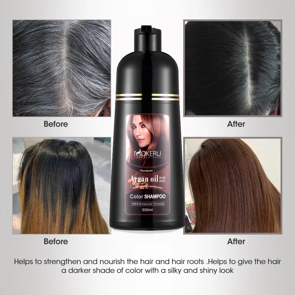 Mokeru Professional Argan Oil Color Shampoo – Instant & Nourishing 500ml