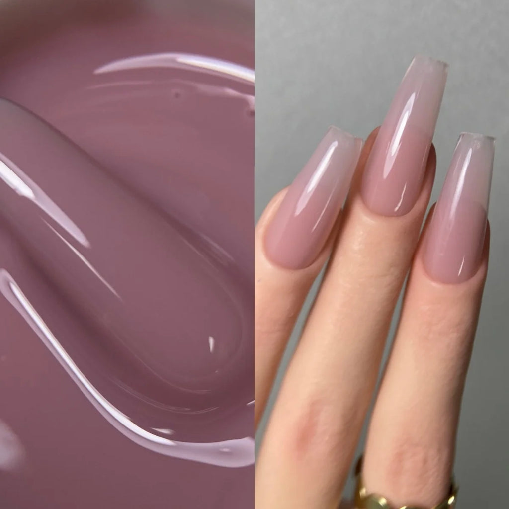 TPO-Free Opaque Builder Gel in a Jar – Liquid UV/LED Self-Leveling Nail Extension Gel