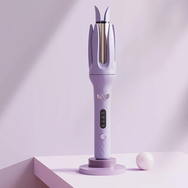 28mm Automatic Hair Curler – Smart Rotating Curling Iron with 30M Negative Ions & 4 Temperature Settings