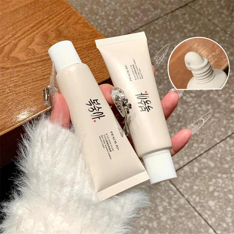 PEACH JO+ Rice Water Sensitive Isolation Tone-Up Cream – Hydrating Primer & Essence Cream for Brightening & Redness Relief