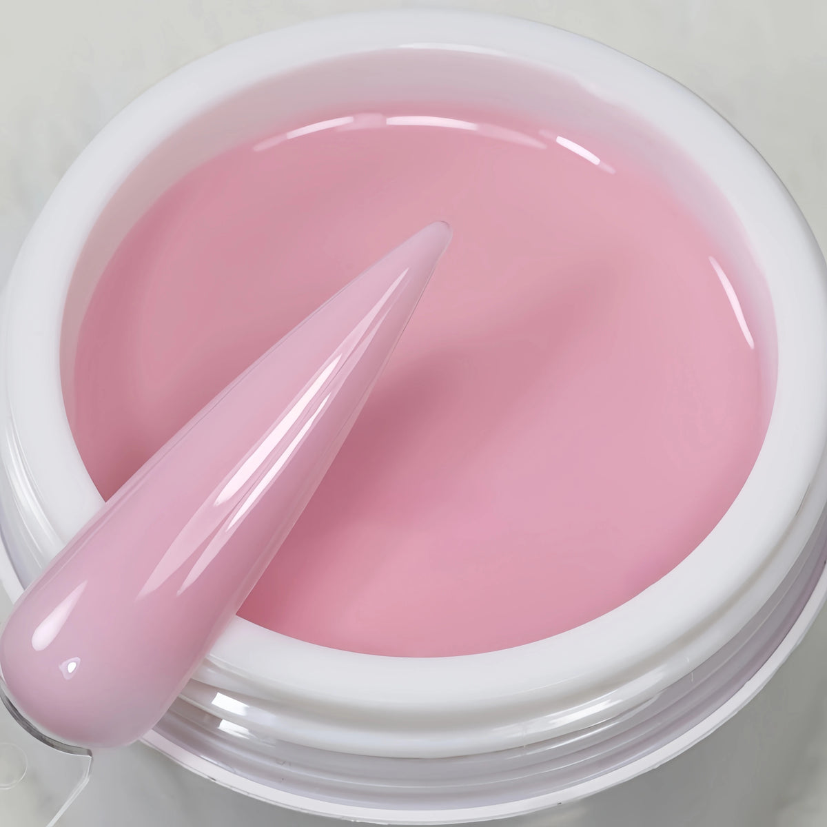 TPO-Free Opaque Builder Gel in a Jar – Liquid UV/LED Self-Leveling Nail Extension Gel