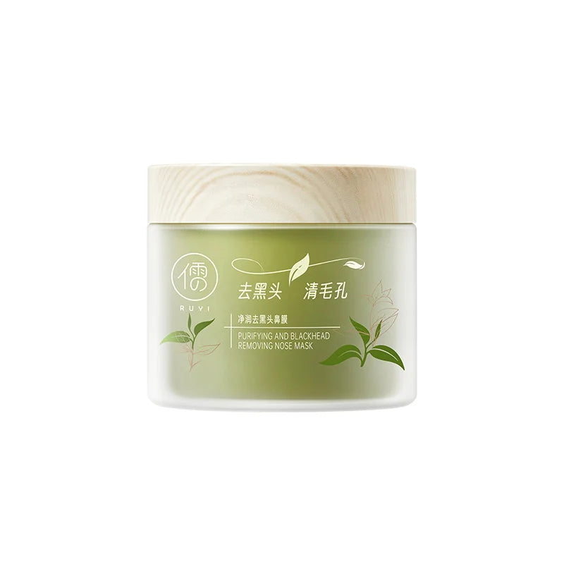 RUYI Himalayan Green Tea Pore Purifying Nose Mask - Gentle Painless Blackhead Removal