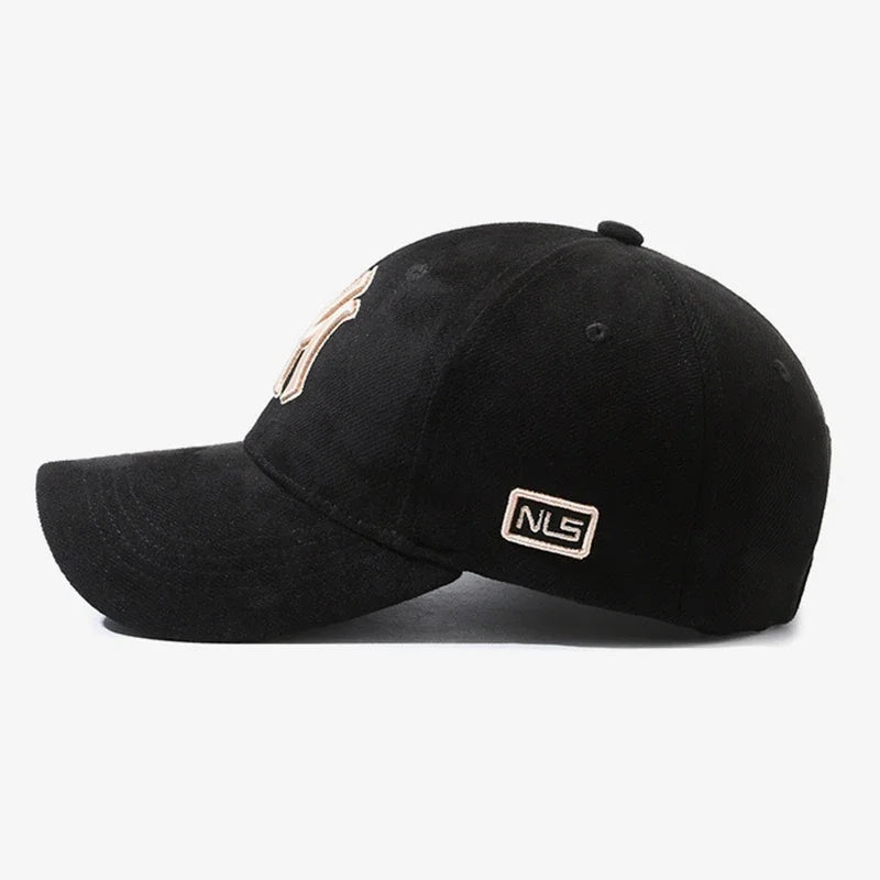 Classic Interlocking Monogram Baseball Cap – Unisex 3D Embroidered Sun Hat