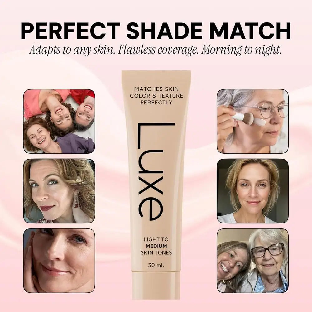 Luxe™ Color-Changing Flawless Foundation – Smart Shade-Adapting Anti-Aging Formula (SPF 15)
