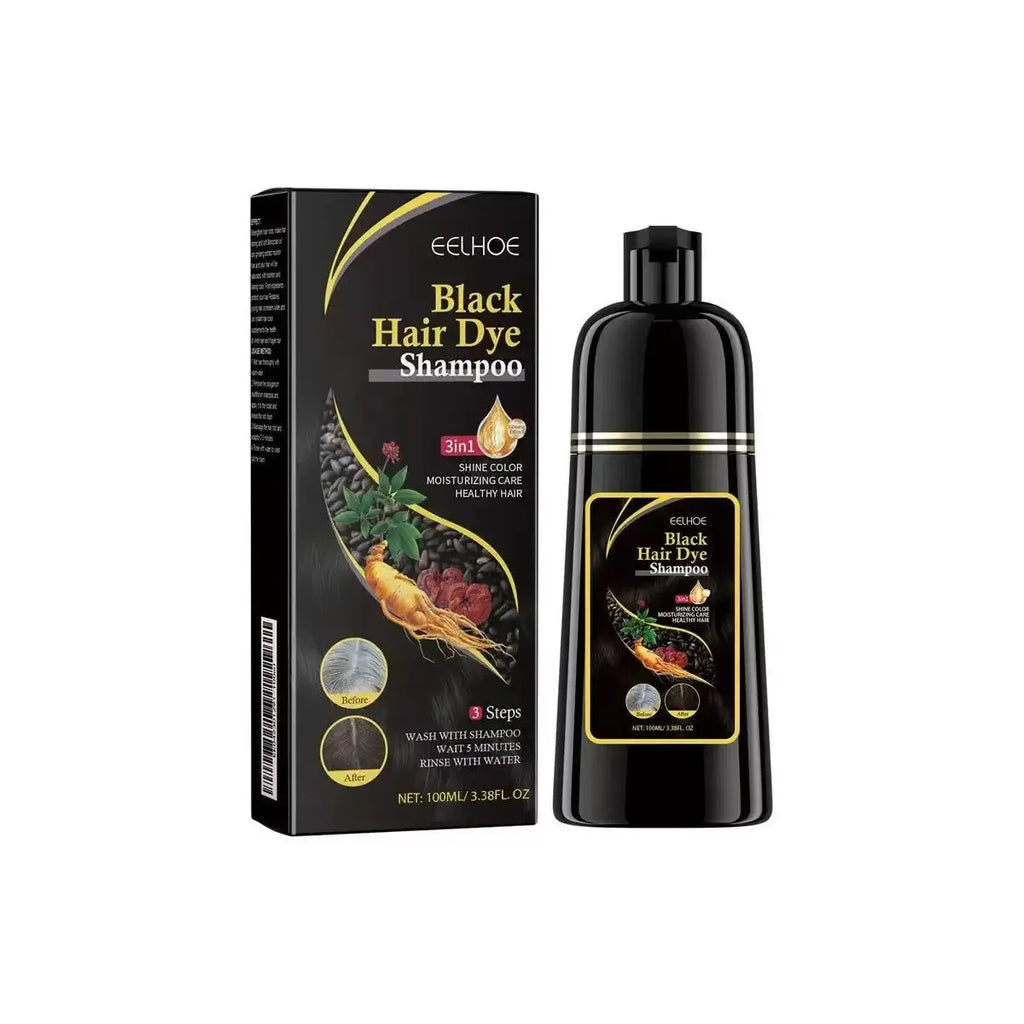 NOVA HAIR 200ml Herbal Hair Colouring Shampoo – Instant Gray Hair Coverage & Natural Shine