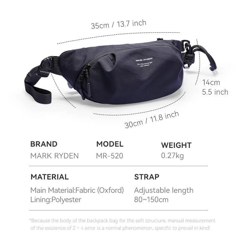 Mark Ryden MR-520 Lightweight Crossbody Sling Bag