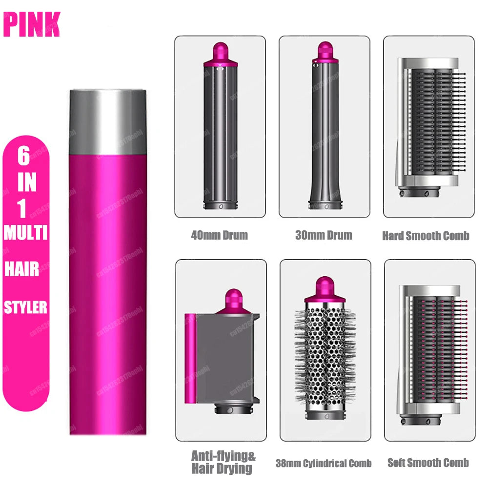 6-in-1 Professional Air Hair Styler & Dryer Kit – 1300W Coanda Airflow Multi-Styler Set