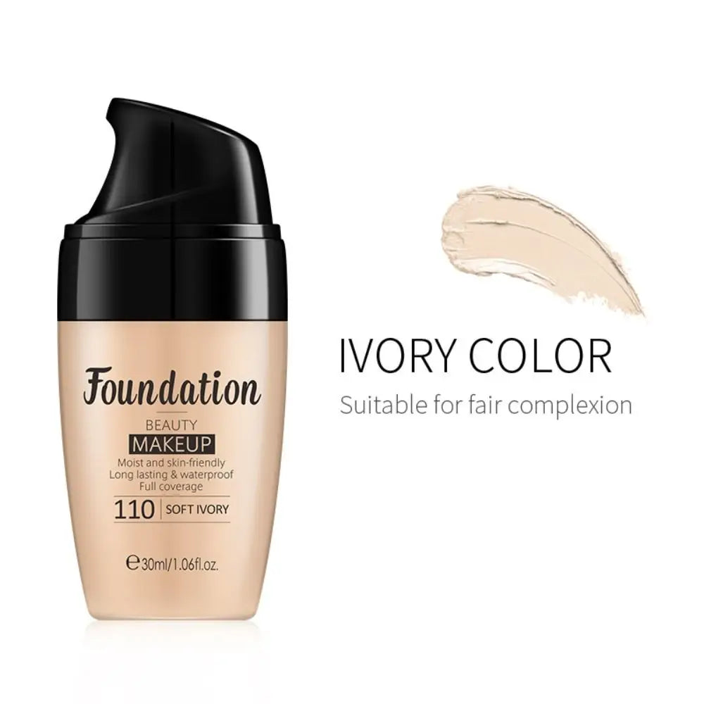 LAIKOU Long-Lasting Waterproof Full Coverage Liquid Foundation (30ml)