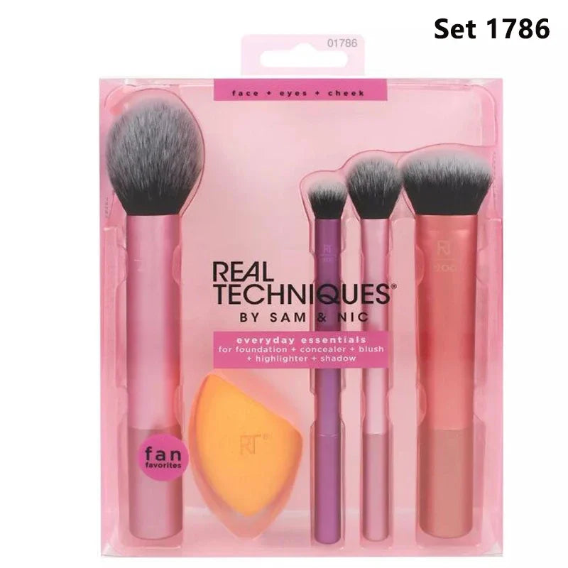 Real Techniques Professional Makeup Brush Sets & Individual Cosmetic Tools