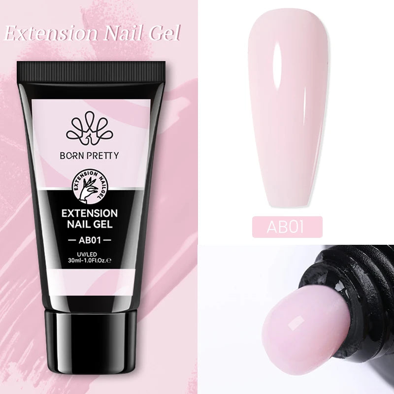 BORN PRETTY 30ml Quick Extension Nail Gel – Builder Gel for UV/LED)