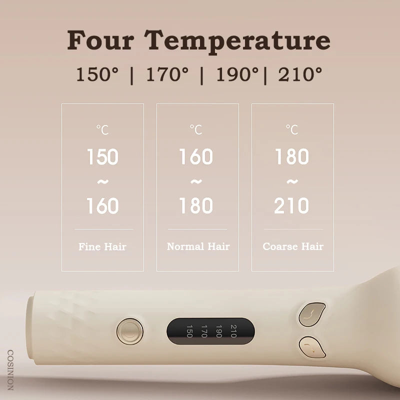 28mm Automatic Hair Curler – Smart Rotating Curling Iron with 30M Negative Ions & 4 Temperature Settings