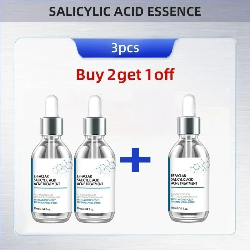 Salicylic Acid Clarifying Serum – Acne Clearing, Blemish & Pore Minimizing Essence with Niacinamide & Glycolic Acid