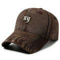 Vintage Washed Cotton Baseball Cap – Unisex Distressed Embroidered Streetwear Dad Hat