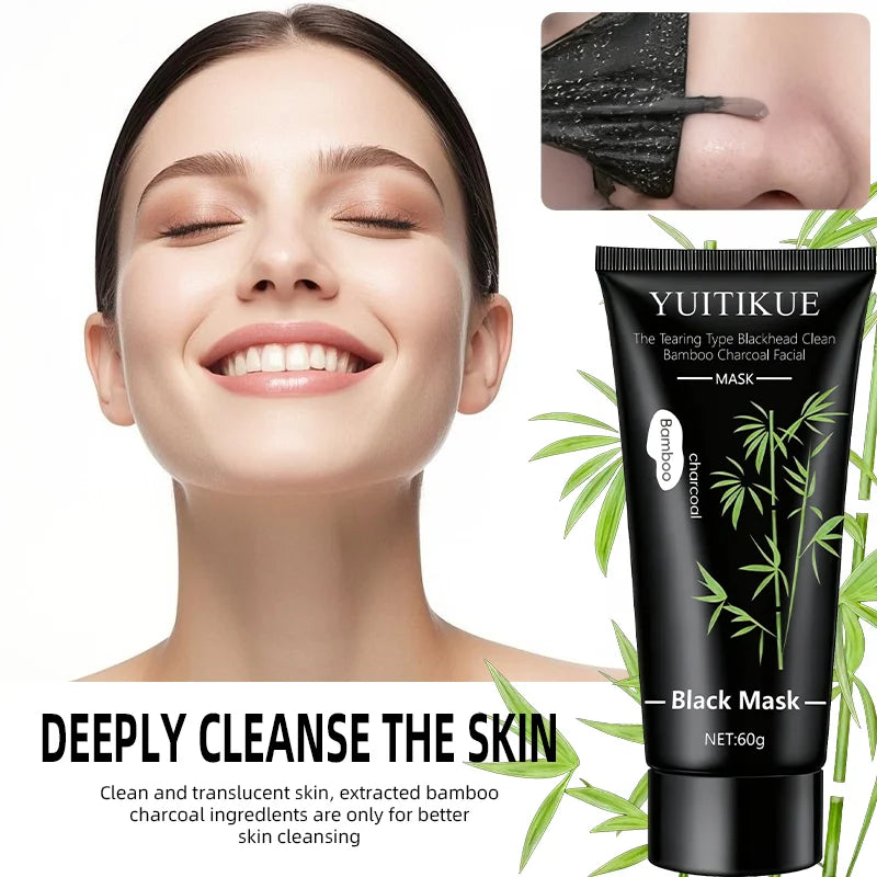 YUITIKUE Bamboo Charcoal Blackhead Peel-Off Face Mask (60g)