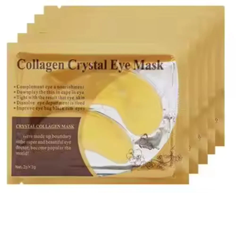 Collagen Crystal Under-Eye Mask Patches (10 Pairs) – Anti-Aging Hydrogel Eye Pads for Dark Circles, Puffiness & Fine Lines