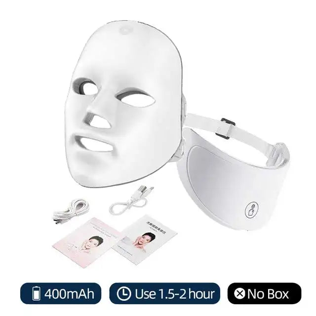 7-Colour Wireless LED Face Mask | Face & Neck Options