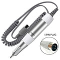 Portable Professional 35000RPM Electric Nail Drill Handpiece - 5-Pin Plug - Low Noise & Vibration