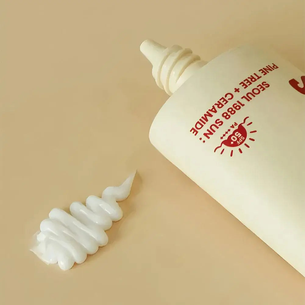 K-SECRET SEOUL 1988 Sun : Pine Tree + Ceramide SPF50+ PA++++ – Barrier-Restoring Daily Sunscreen with Soothing Pine Extract