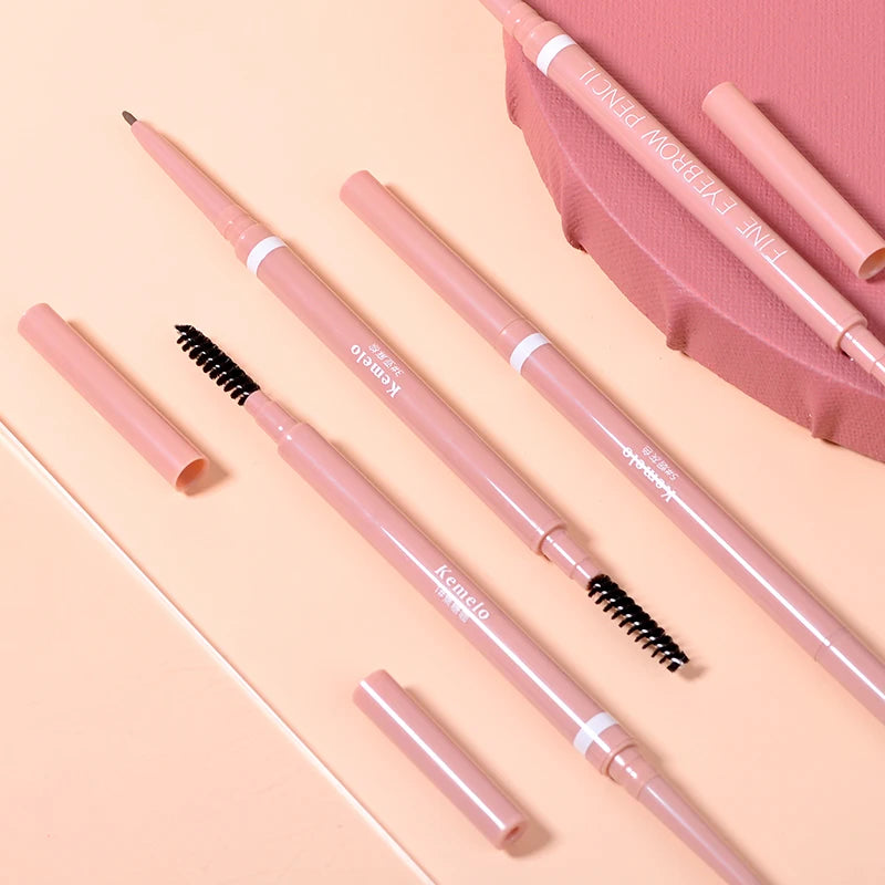 Ultra-Fine Dual-Ended Eyebrow Pencil with Spoolie Brush