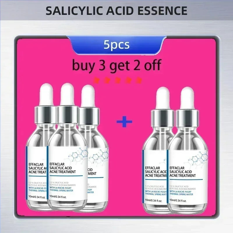 Salicylic Acid Clarifying Serum – Acne Clearing, Blemish & Pore Minimizing Essence with Niacinamide & Glycolic Acid