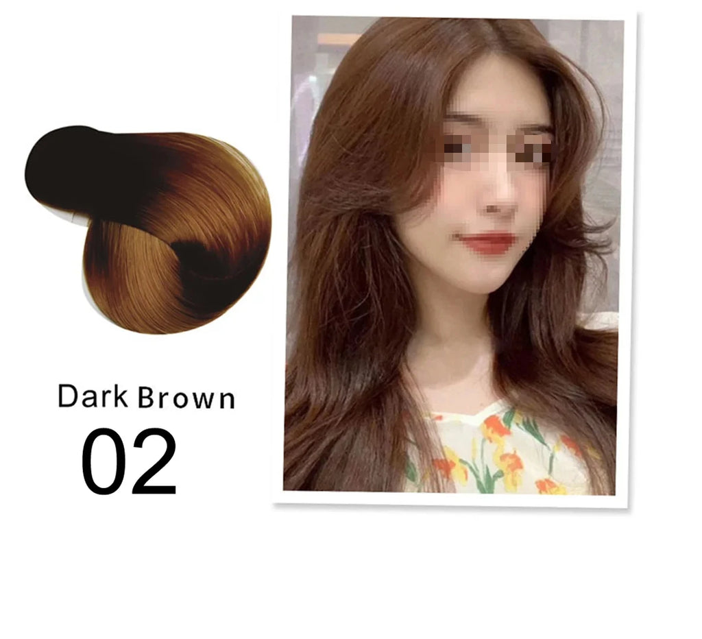 MOKERU Professional 500ml Argan Oil Color Shampoo – Natural Plant-Based Permanent Hair Dye