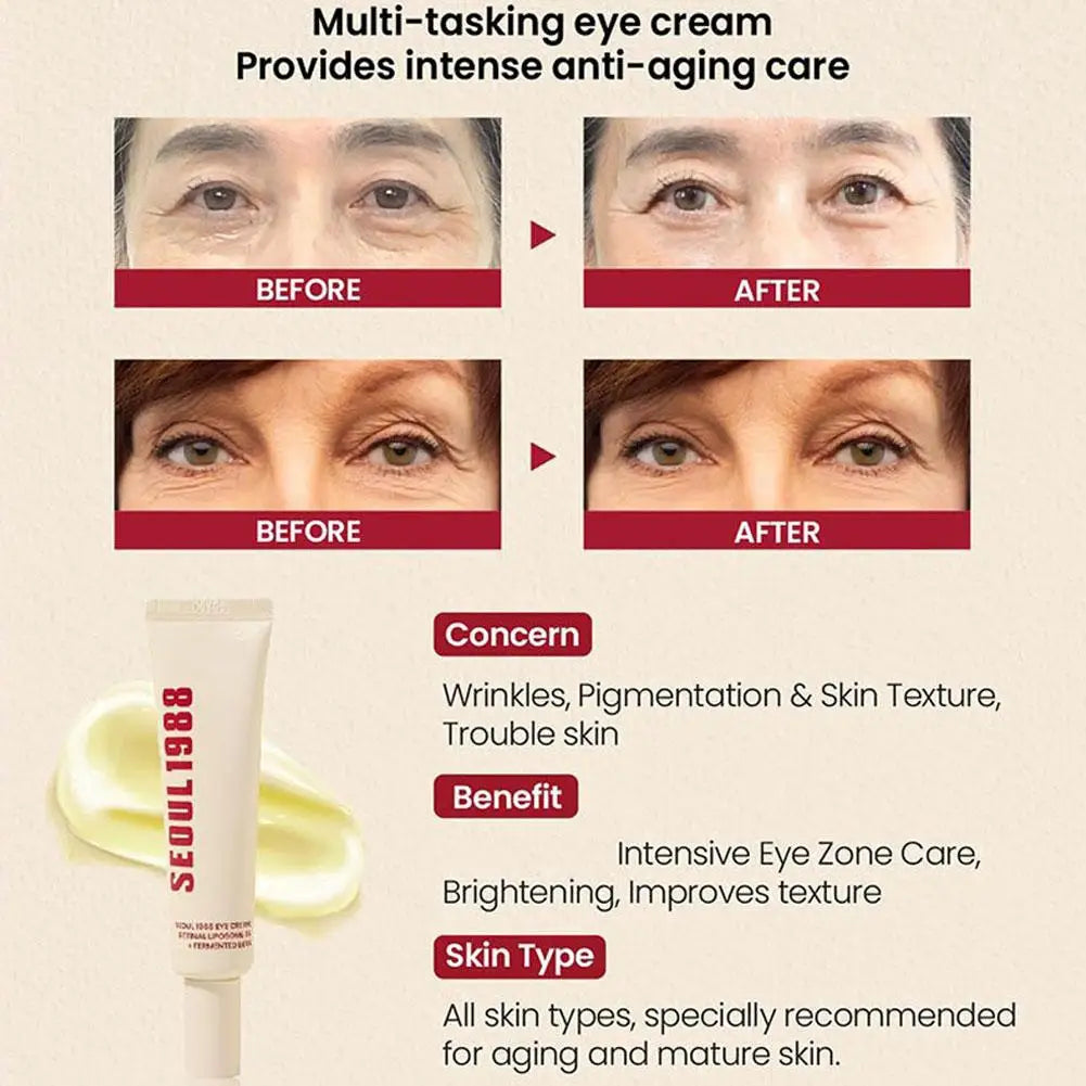SEOUL 1988 Retinal Liposome 4% + Fermented Bean Eye Cream