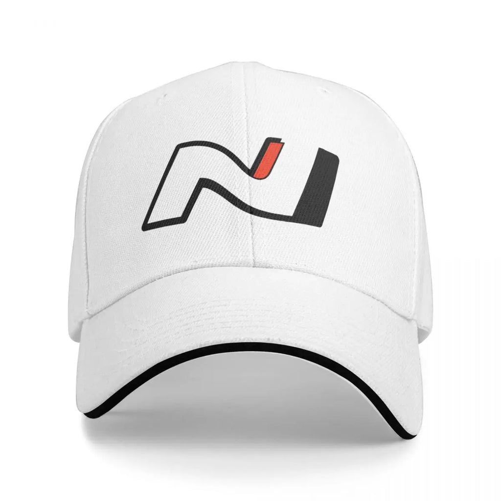 Performance Motorsport Letter N Baseball Cap – Contrast Trim Racing Hat
