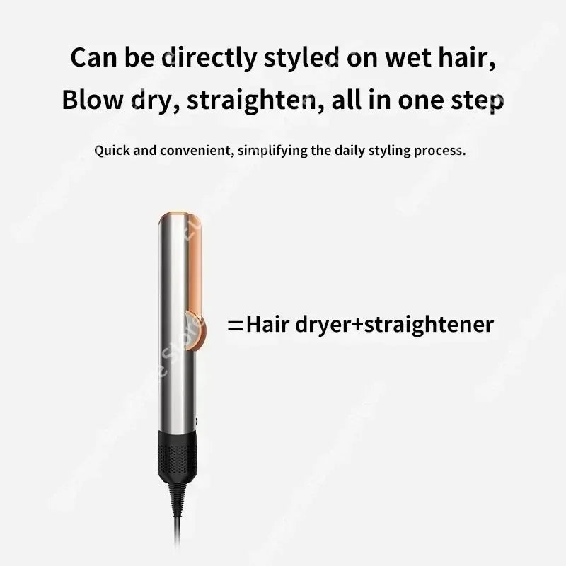 2-in-1 Air Straightener & Blow Dryer – Wet-to-Dry High-Speed Airflow Styler with Heat Protection