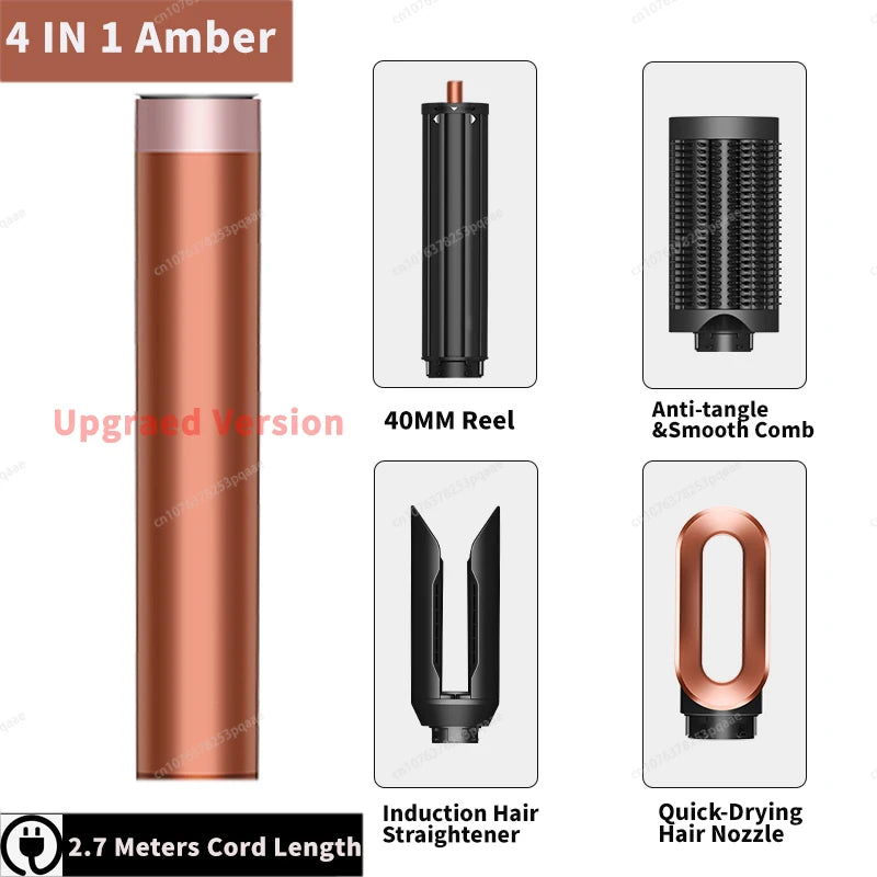 6-in-1 Professional Air Hair Styler & Dryer Kit – 1300W Coanda Airflow Multi-Styler Set