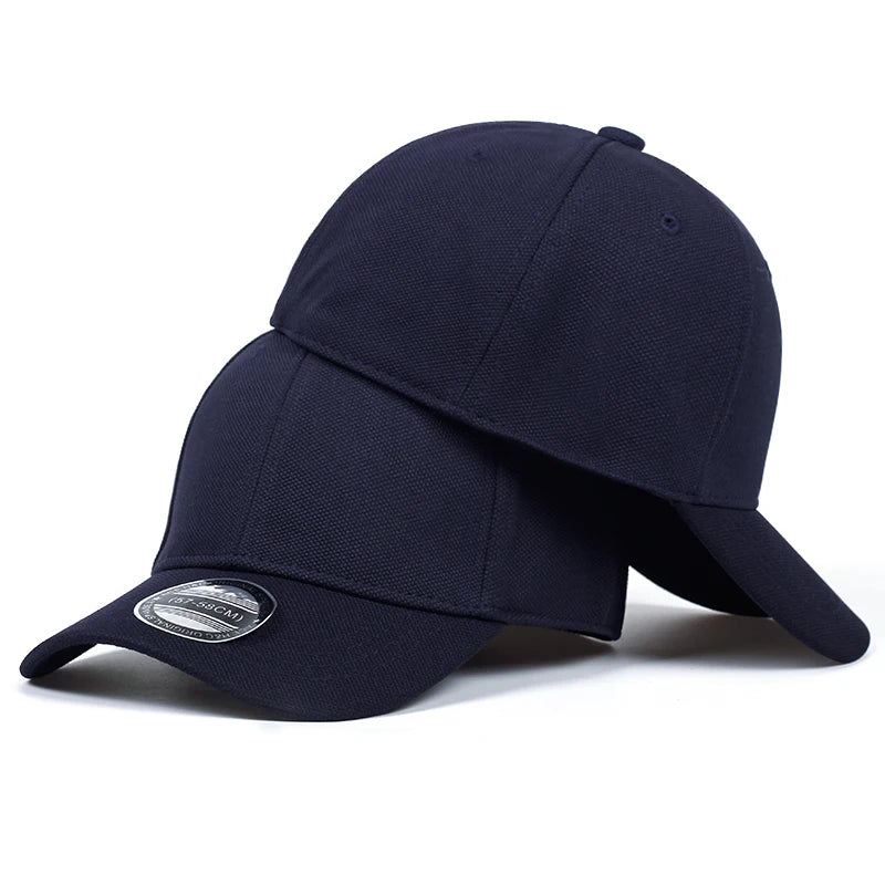 Minimalist Solid Fitted Baseball Cap – Stretch Fit Closed Back Hat