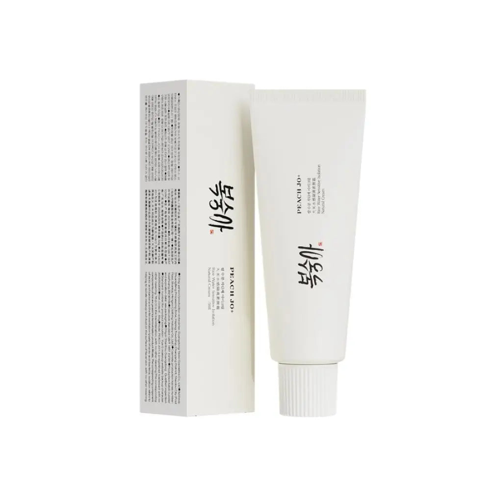 PEACH JO+ Rice Water Tone-Up Cream – Hydrating Makeup Primer & Natural Skin Brightener (50g))
