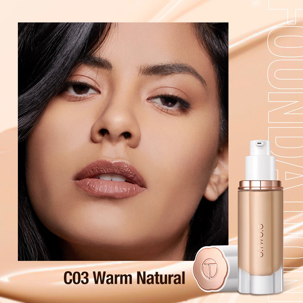 O.TWO.O Soft Mist Locking Foundation – 24H Long-Wearing & Waterproof Liquid Foundation with SPF 30 PA+++