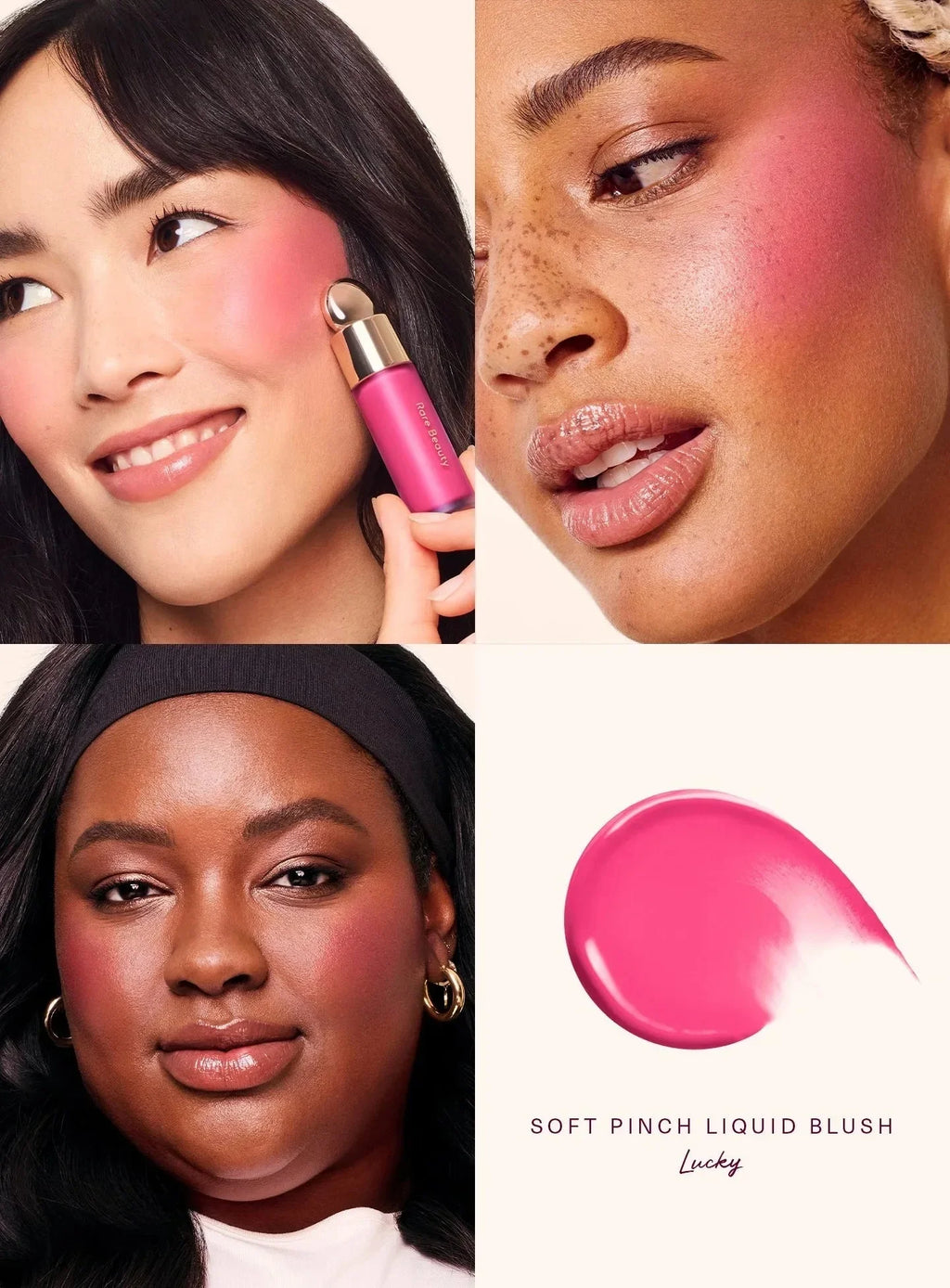Rare Beauty Blush Collection – Soft Pinch Liquid, Luminous Powder & Stay Vulnerable Melting Cream Blush