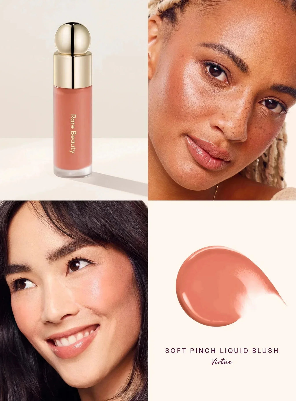 Rare Beauty Blush Collection – Soft Pinch Liquid, Luminous Powder & Stay Vulnerable Melting Cream Blush