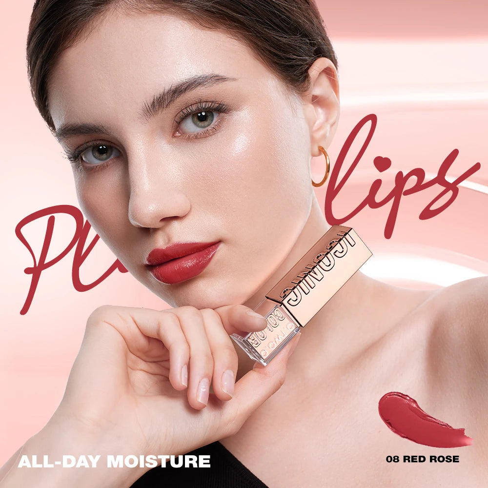 O.TWO.O Iconic Color Satin Lipstick | Long-Lasting Hydrating Tinted Lip Balm & Moisture Lipcare