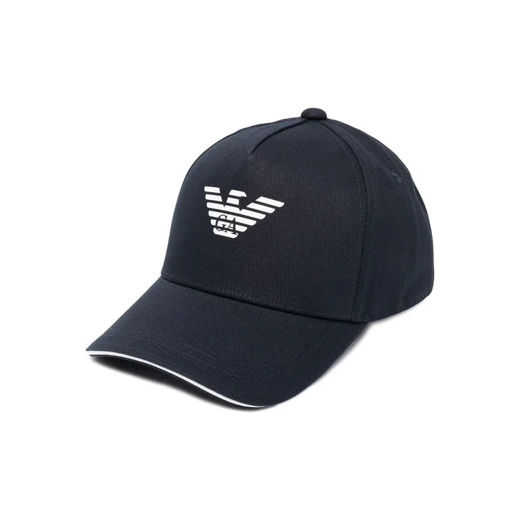 Classic Navy Embroidered Eagle Baseball Cap – Unisex Cotton Sun Hat