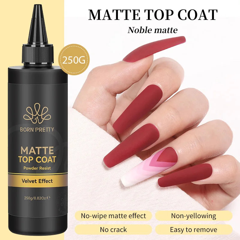 BORN PRETTY 250g Rubber Base Gel Refill – 2-in-1 Builder & Color Base Coat