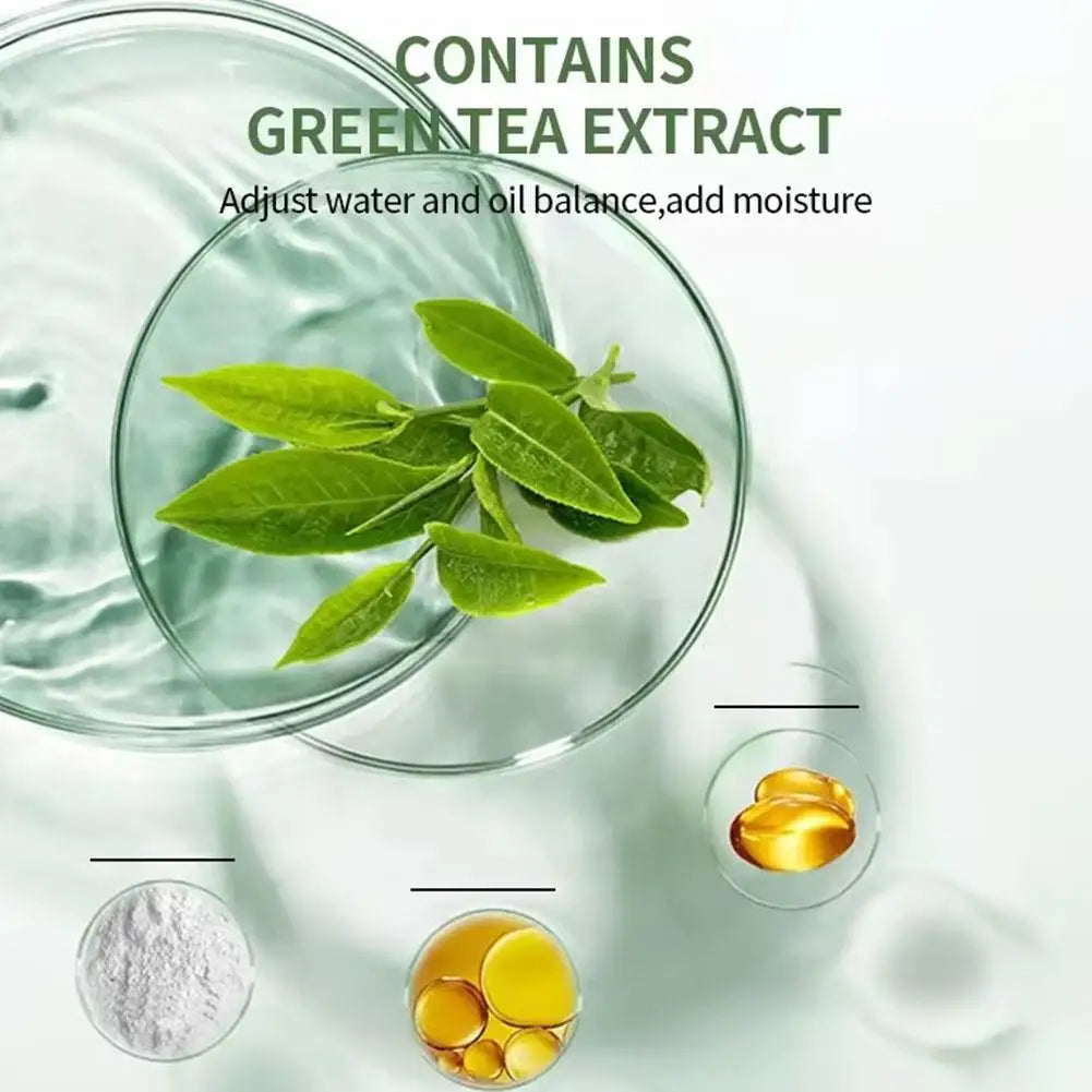 Green Tea Purifying Clay Mask Stick – Deep Cleansing Pore Minimizer & Blackhead Remover for Oily Skin