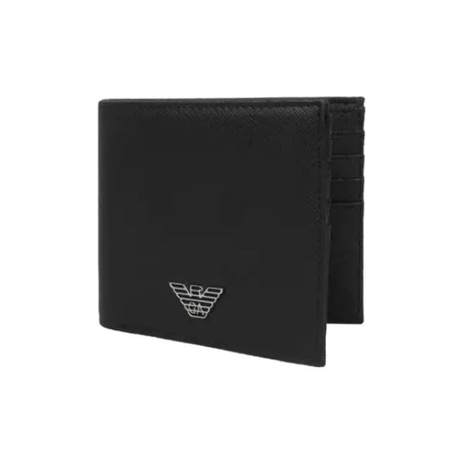 Emporio Armani Classic Saffiano Leather Men's Bifold Wallet