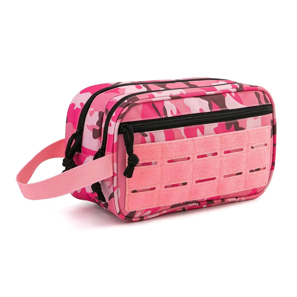 Tactical Travel Toiletry Bag – Water-Resistant MOLLE Dop Kit with Wet & Dry Separation