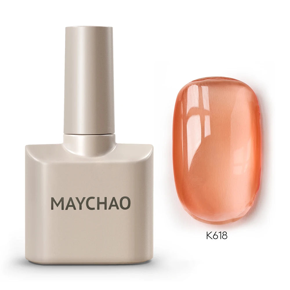 Premium Deep Cherry Red Gel Nail Polish - Long-Lasting & High-Gloss Finish