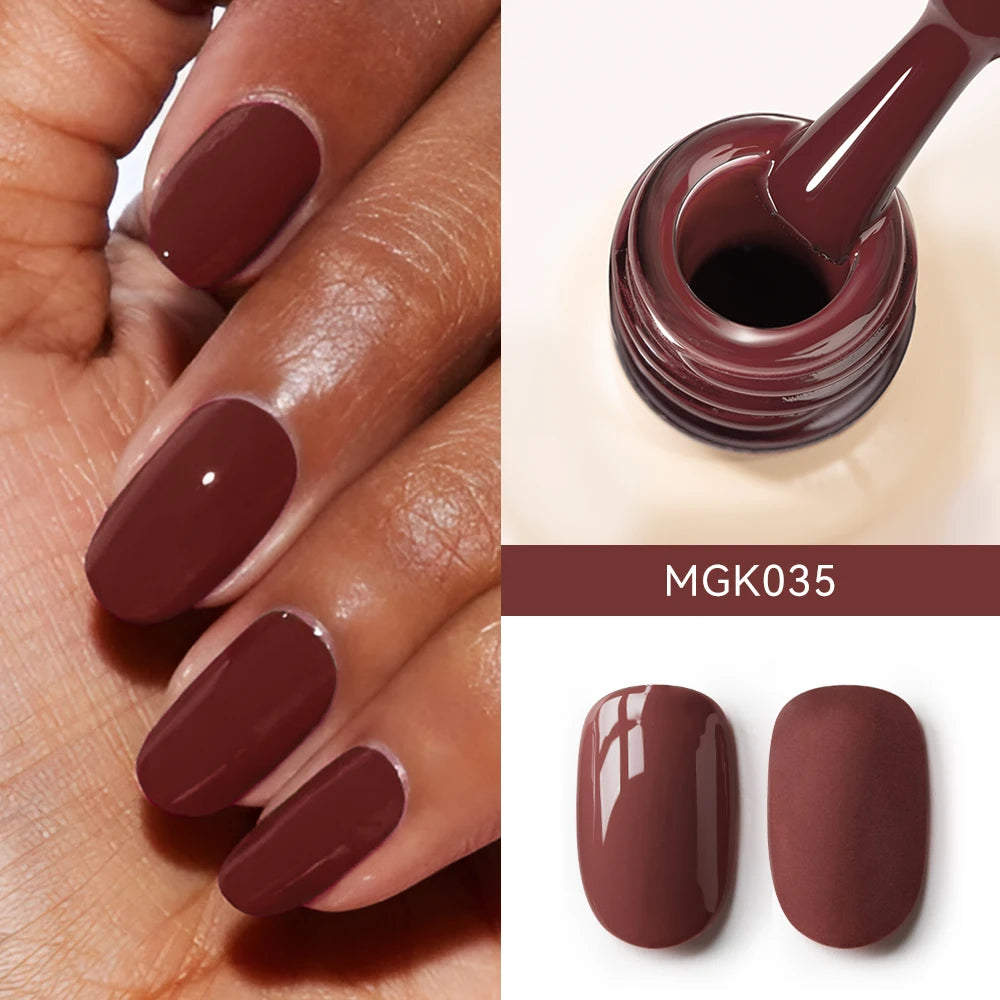 Premium Deep Cherry Red Gel Nail Polish - Long-Lasting & High-Gloss Finish