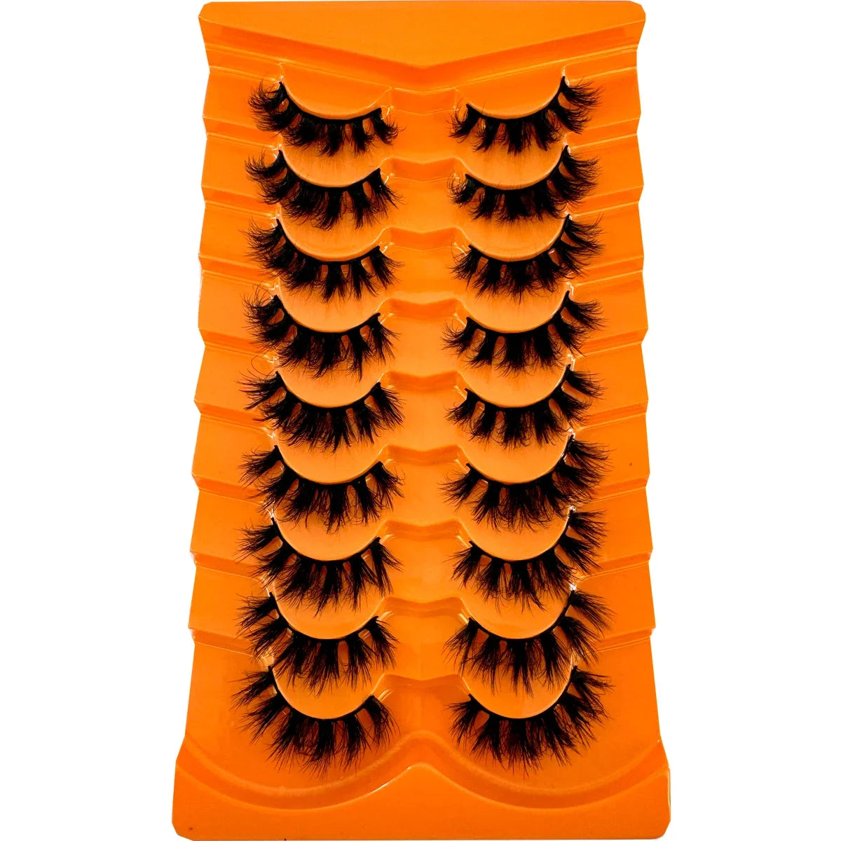 Premium 5D Mink Lashes - Wispy, Dramatic Volume Eyelashes (Bulk 10-Pair Pack)