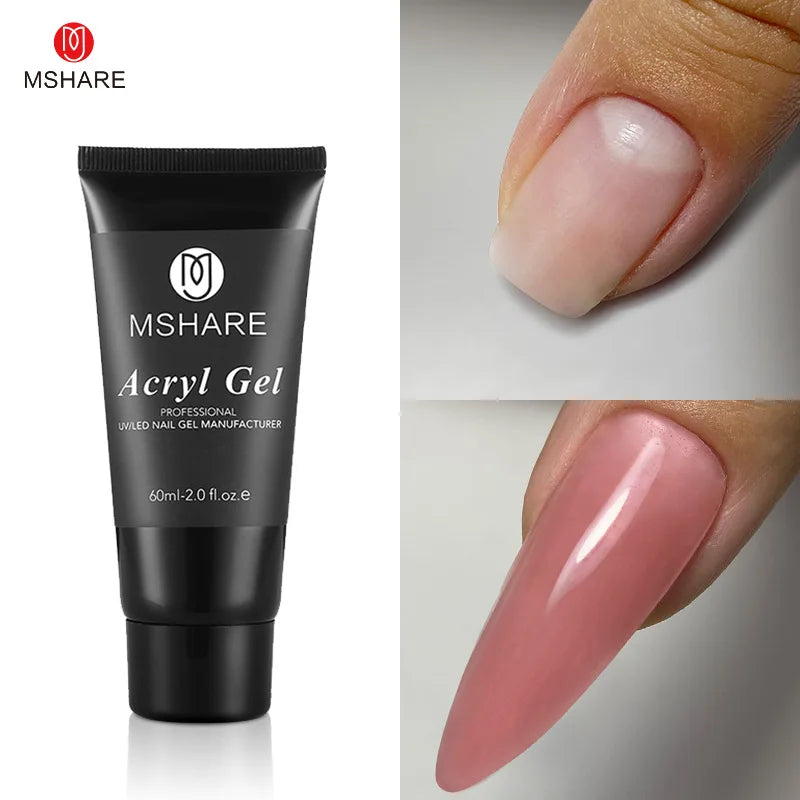 Professional Acryl Gel (Polygel) Tube – UV/LED Extension & Sculpting Gel (60ml / 2.0 fl. oz)